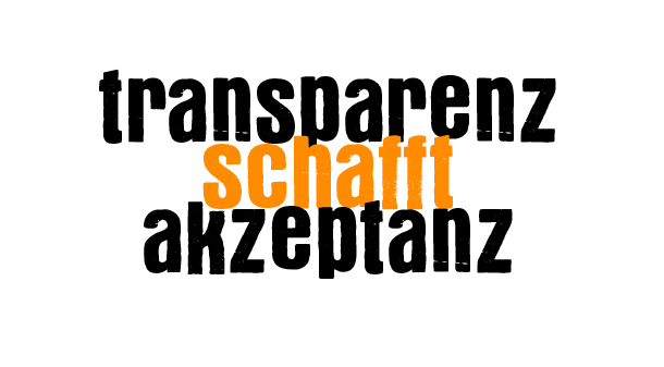 die gebrauchsgrafiker | transparenz schafft akzeptanz
